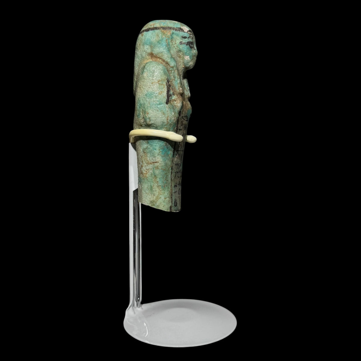 Ancient Egyptian Faience Shabti of Nesankhefmaat