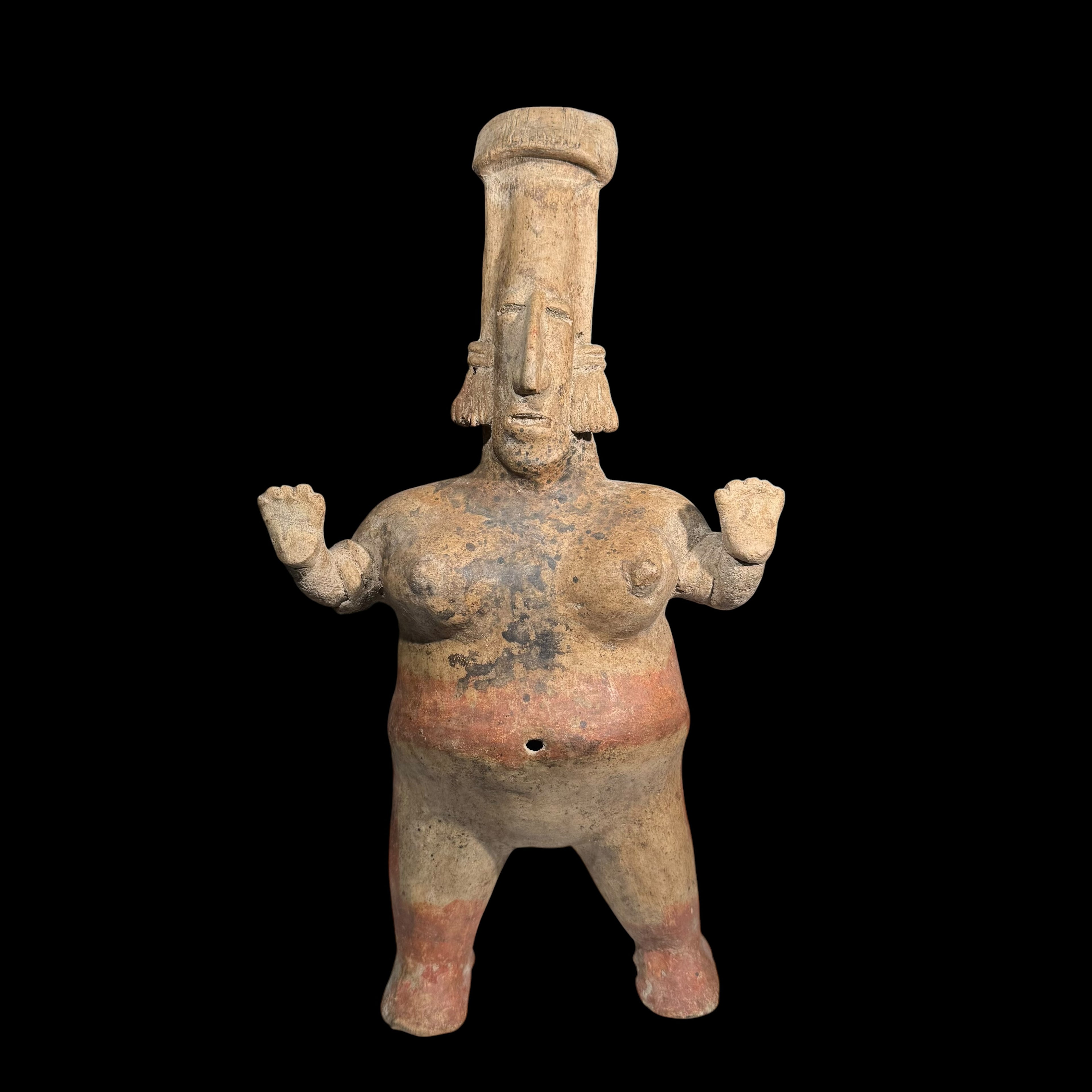 Pre-Columbian Jalisco San Juanito Style Pottery Female Figure
