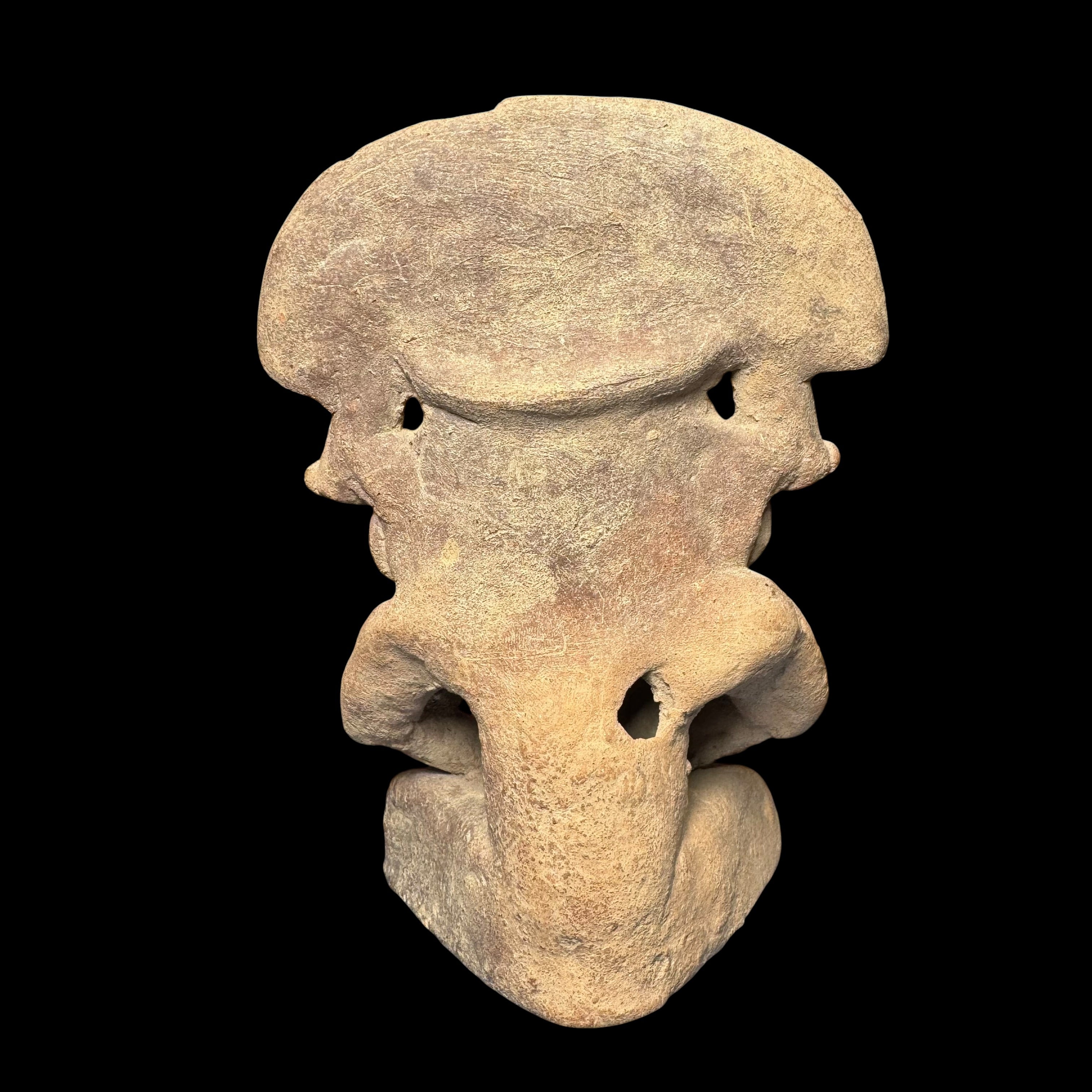 Pre-Columbian Maya pottery figure