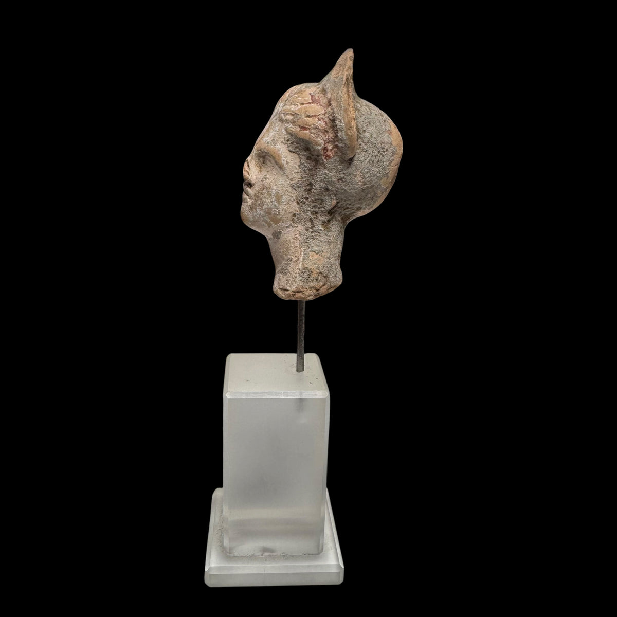Ancient Greek Terracotta Head of a Woman