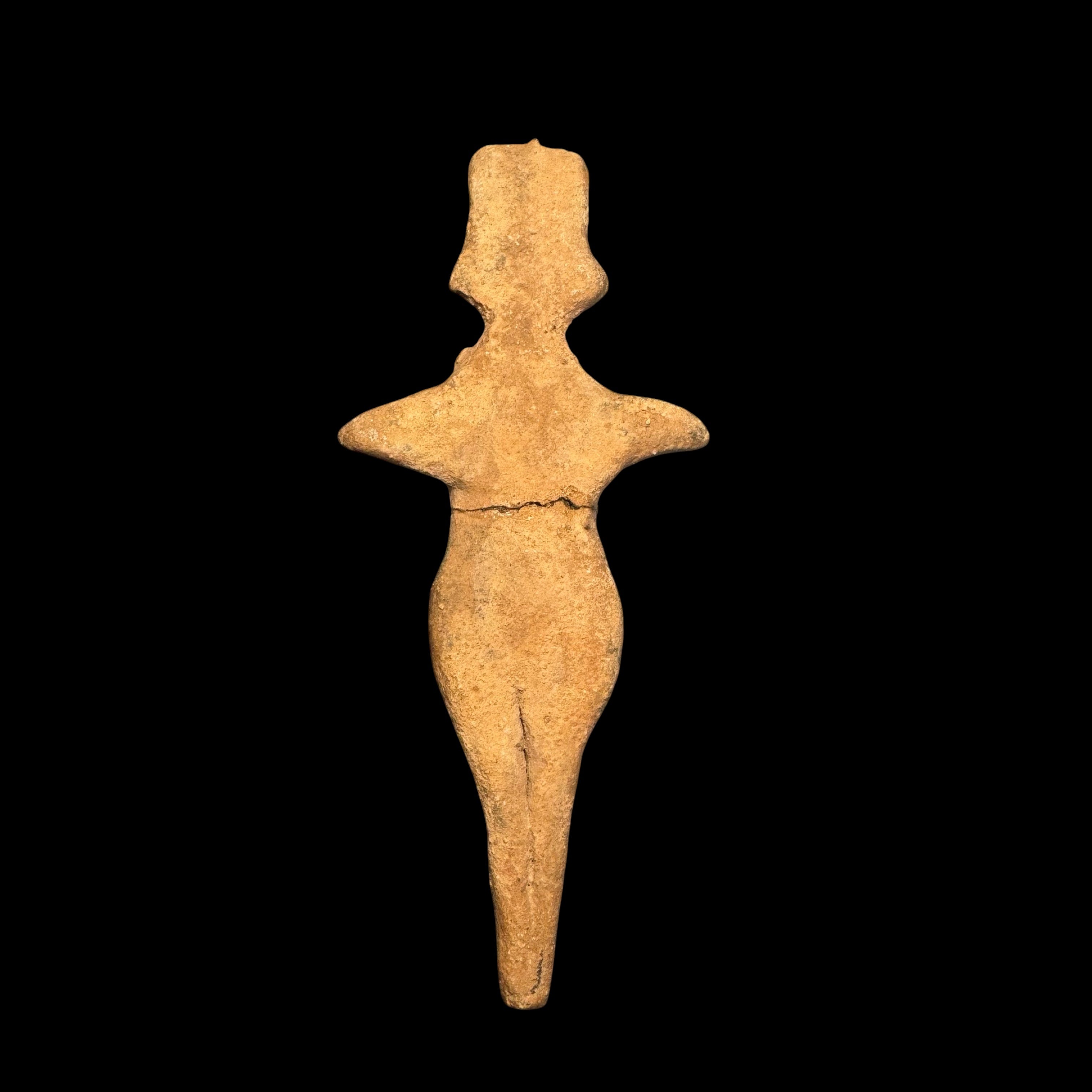 Ancient Syro-Hittite Terracotta Female Figure