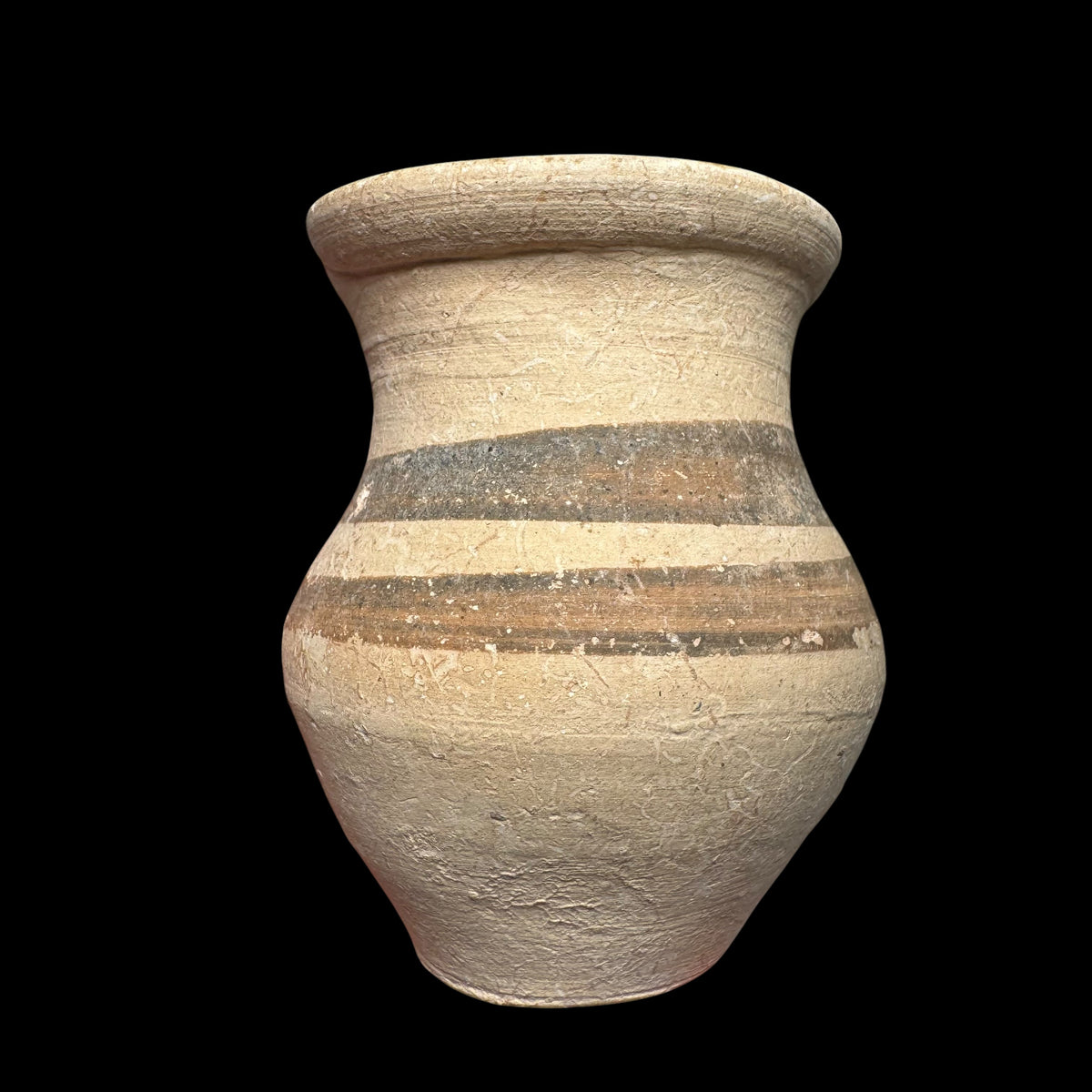 Ancient Cypriot Painted Pottery Vessel