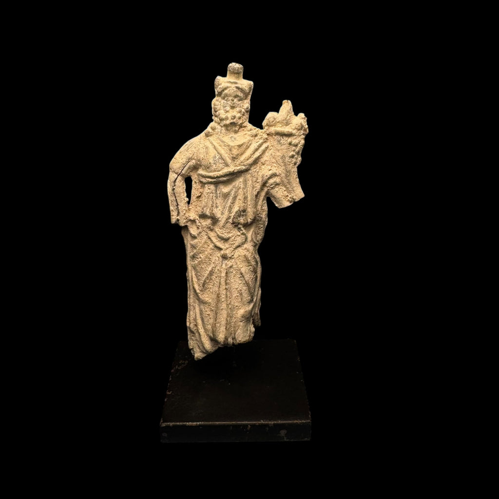 Ancient Roman Lead Figure of Serapis