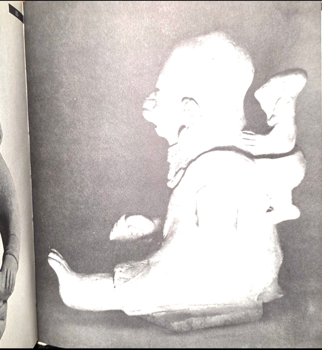 Published Pre-Columbian Jama-Coaque Pottery Mother and Child Figure