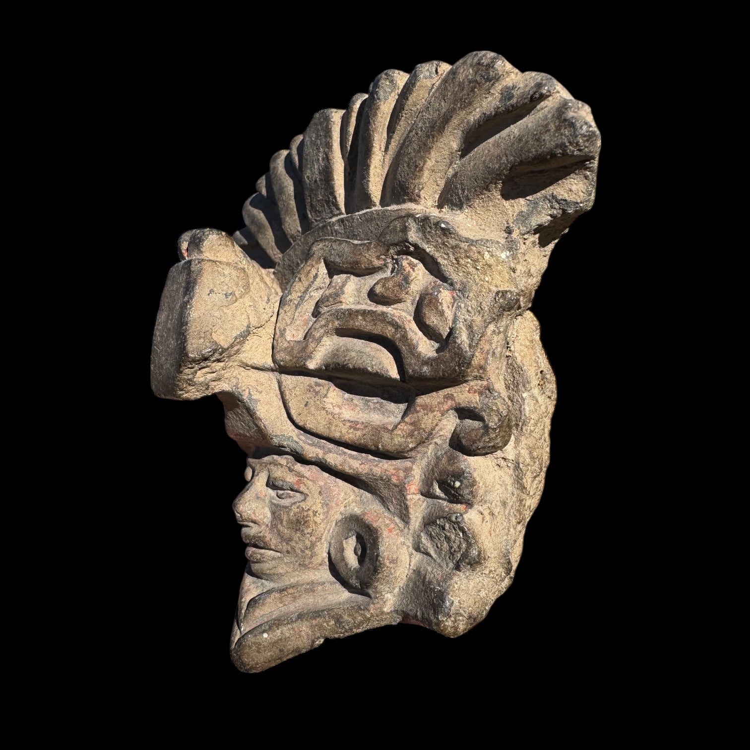 Pre-Columbian Zapotec Pottery Urn Fragment – Oaxaca, Mexico