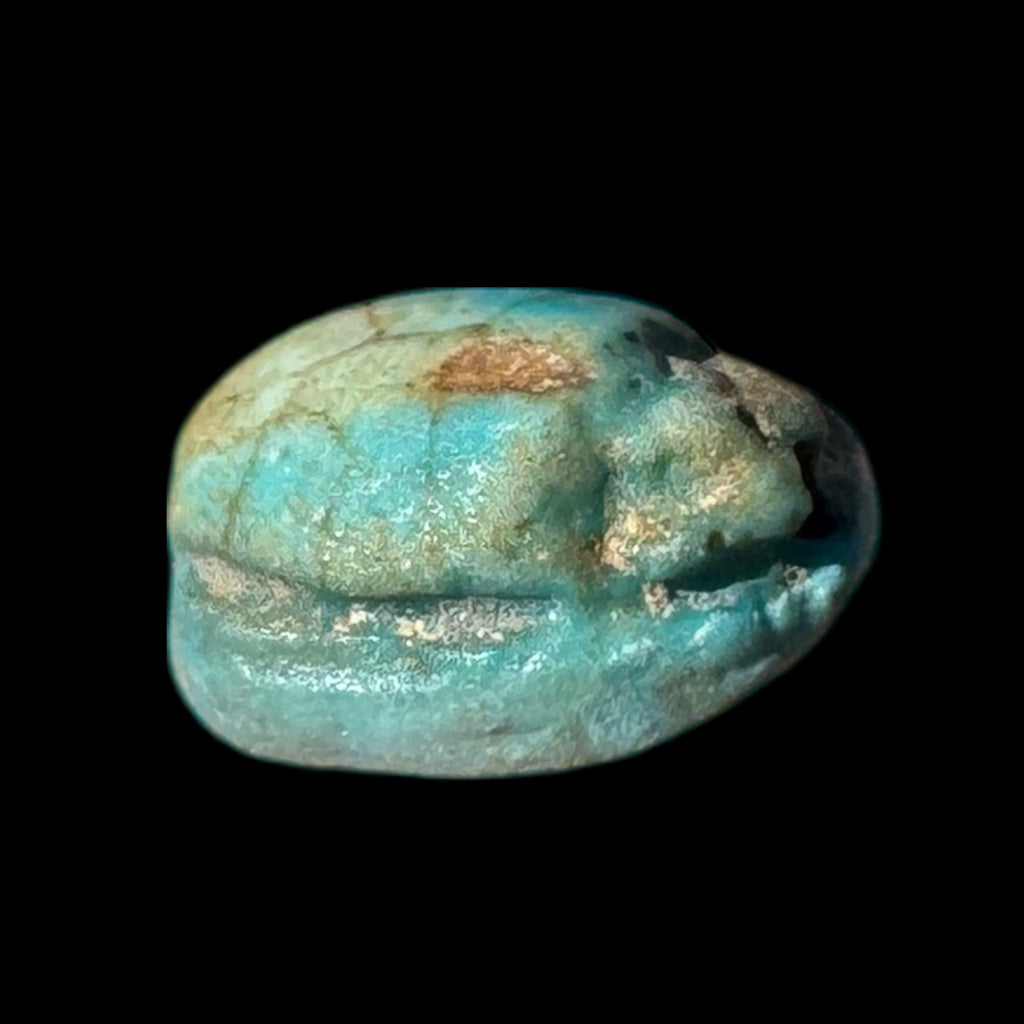 Ancient Egyptian Scarab Amulet – Glazed Steatite, Ex Mitry Collection