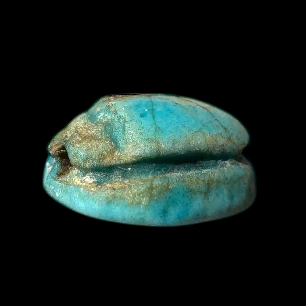 Ancient Egyptian Scarab Amulet – Glazed Steatite, Ex Mitry Collection