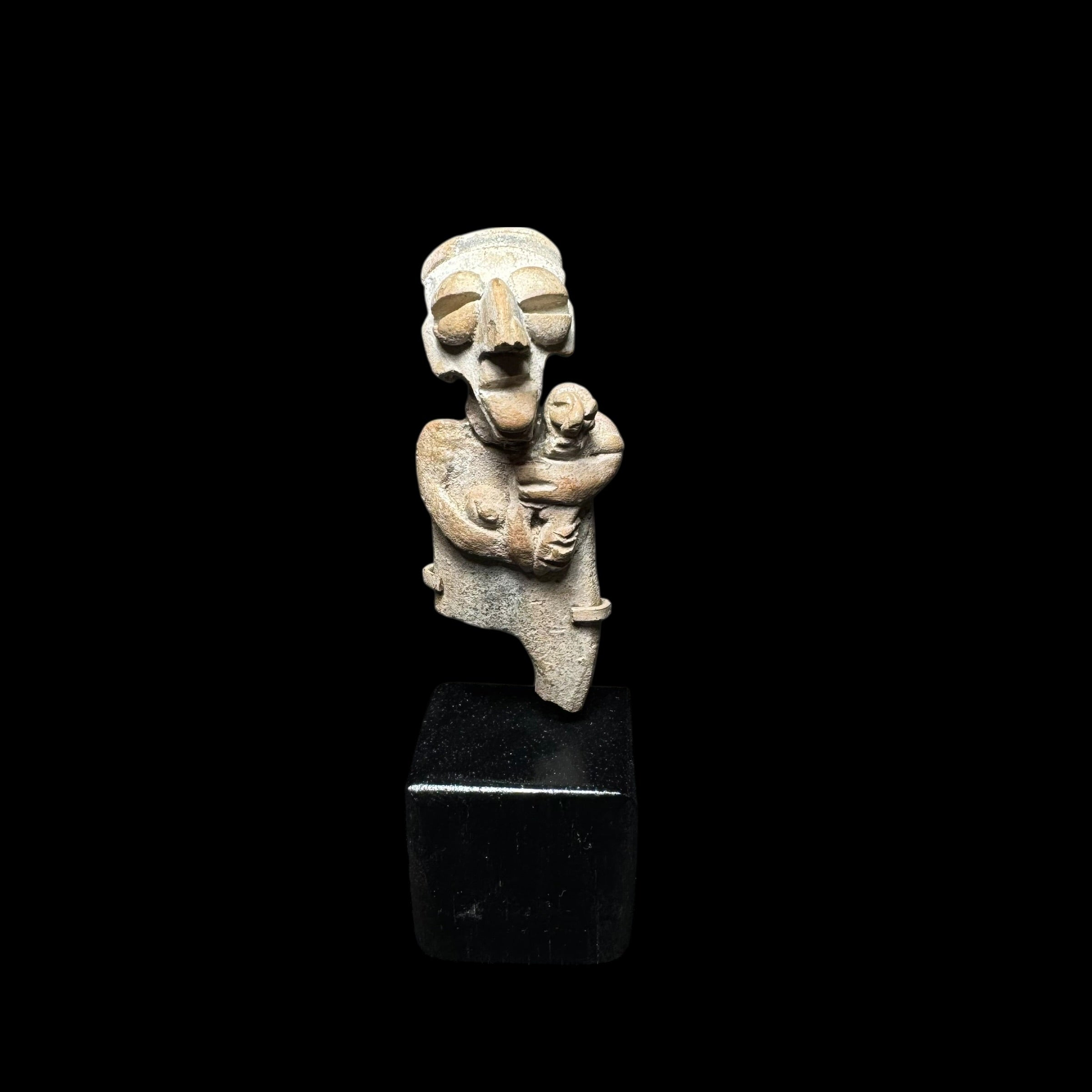 Published Pre-Columbian Bahia Mother and Child Figure