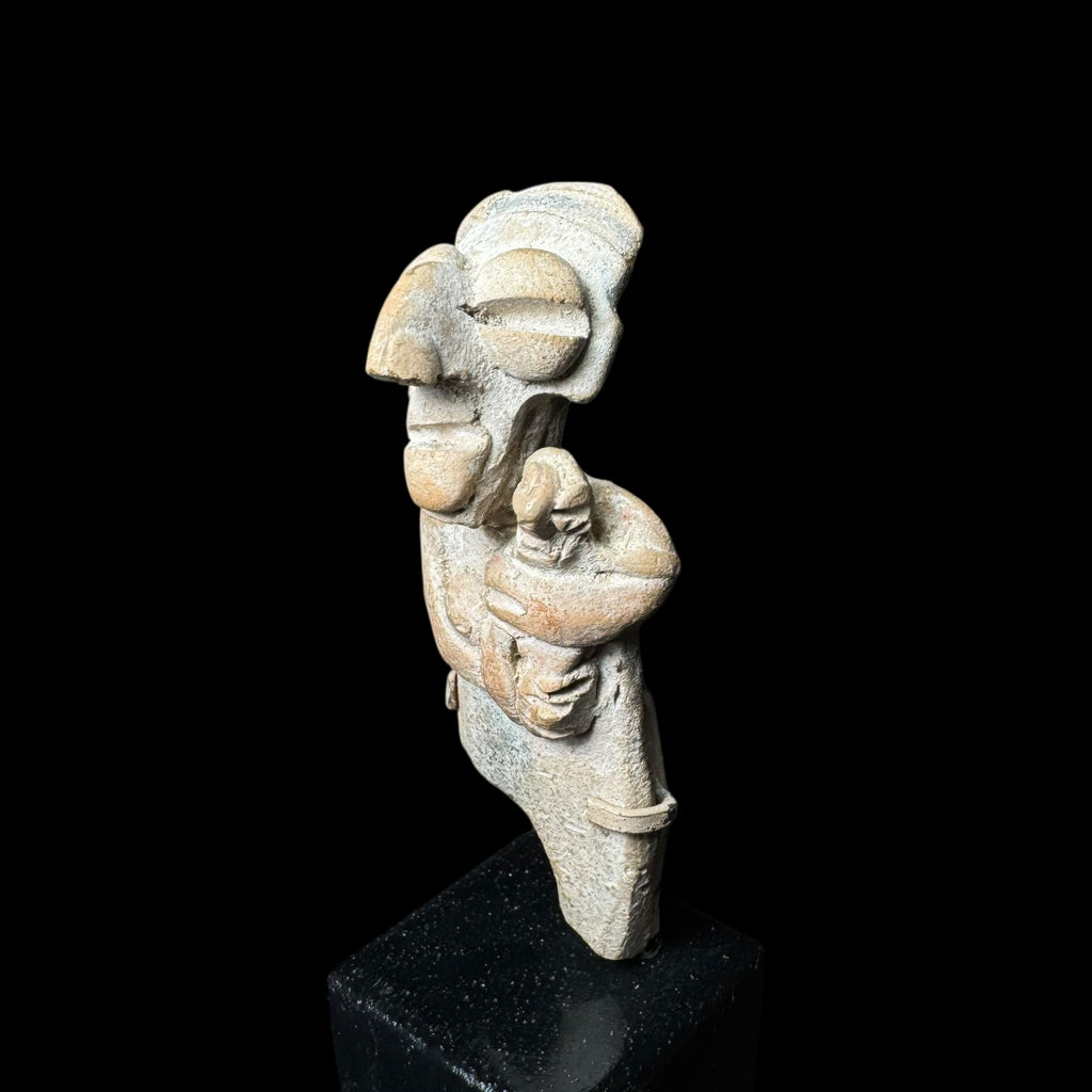 Published Pre-Columbian Bahia Mother and Child Figure