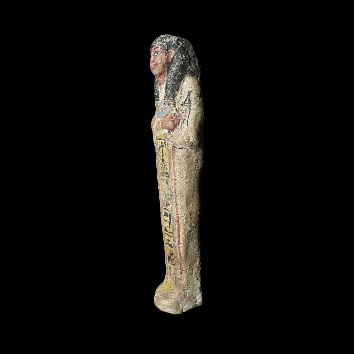 Ancient Egyptian Polychrome Ushabti Figure
Ramesside Period