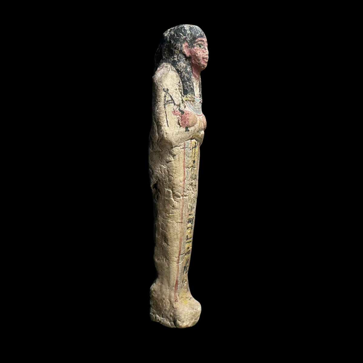 Ancient Egyptian Polychrome Ushabti Figure
Ramesside Period