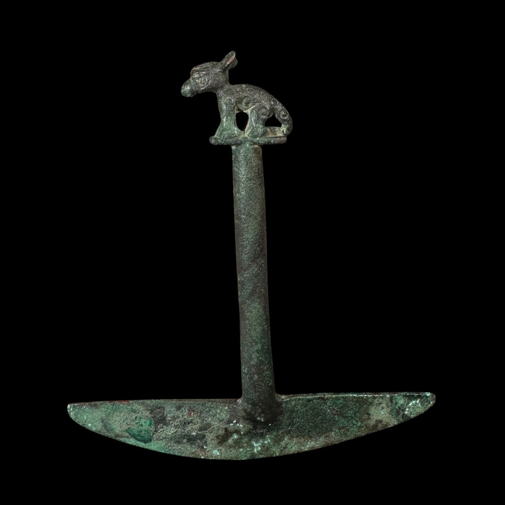 Pre-Columbian Moche Copper Tumi Knife