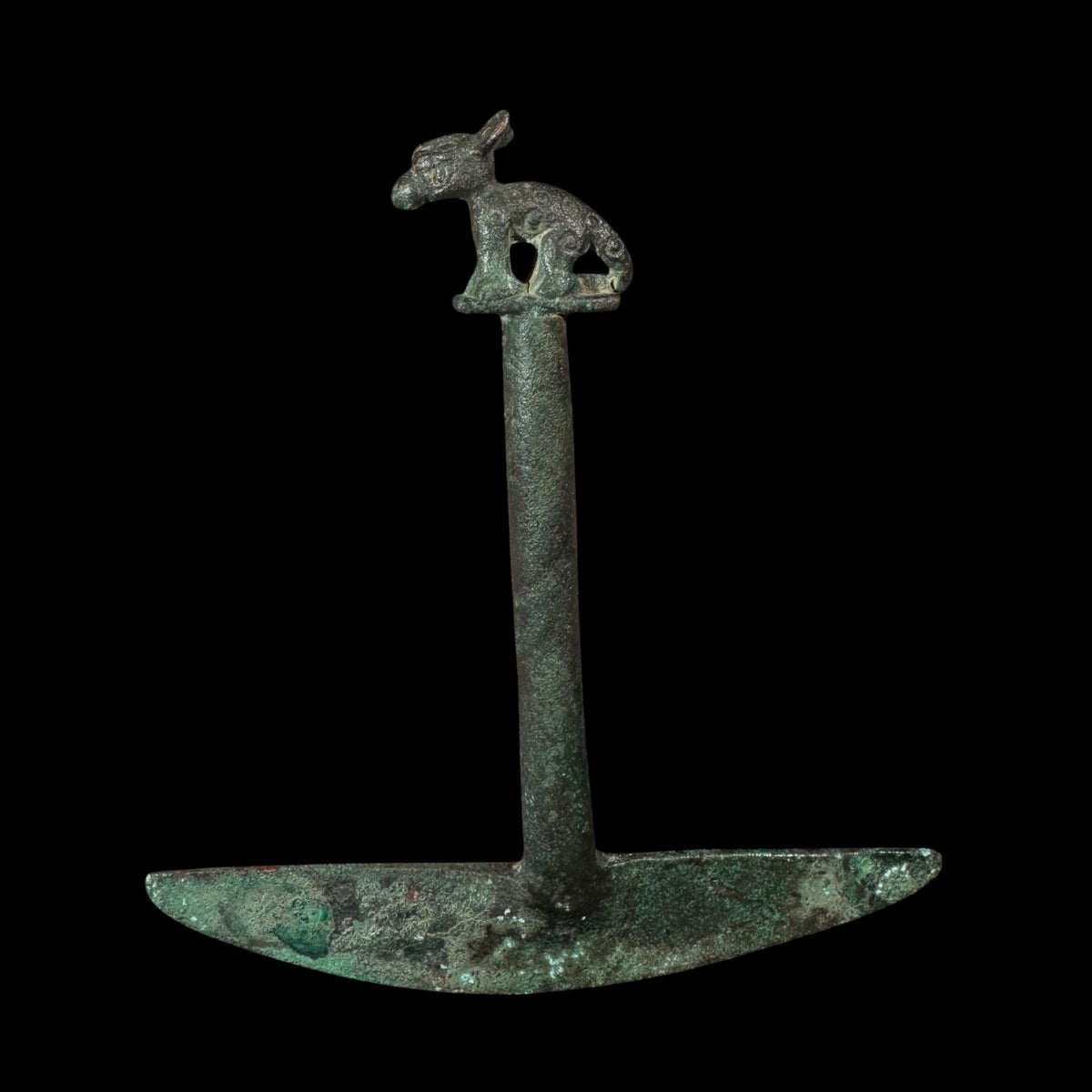 Pre-Columbian Moche Copper Tumi Knife