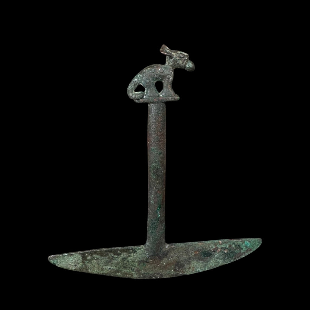 Pre-Columbian Moche Copper Tumi Knife