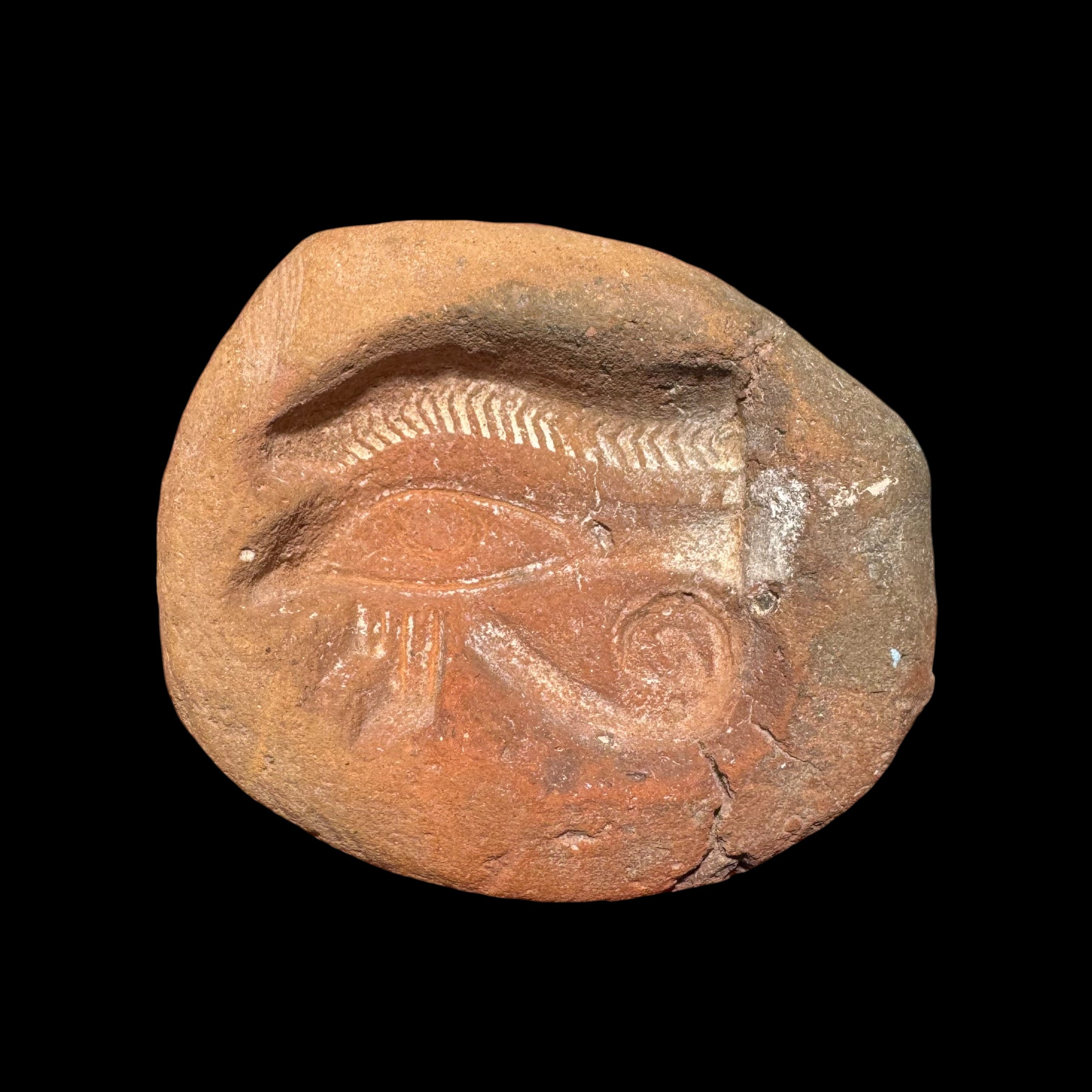 Ancient Egyptian Eye of Horus Pottery Mold