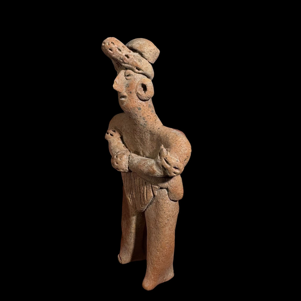 Pre-Columbian Colima Pottery Standing Figure