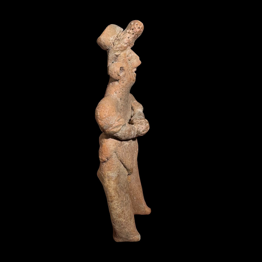 Pre-Columbian Colima Pottery Standing Figure