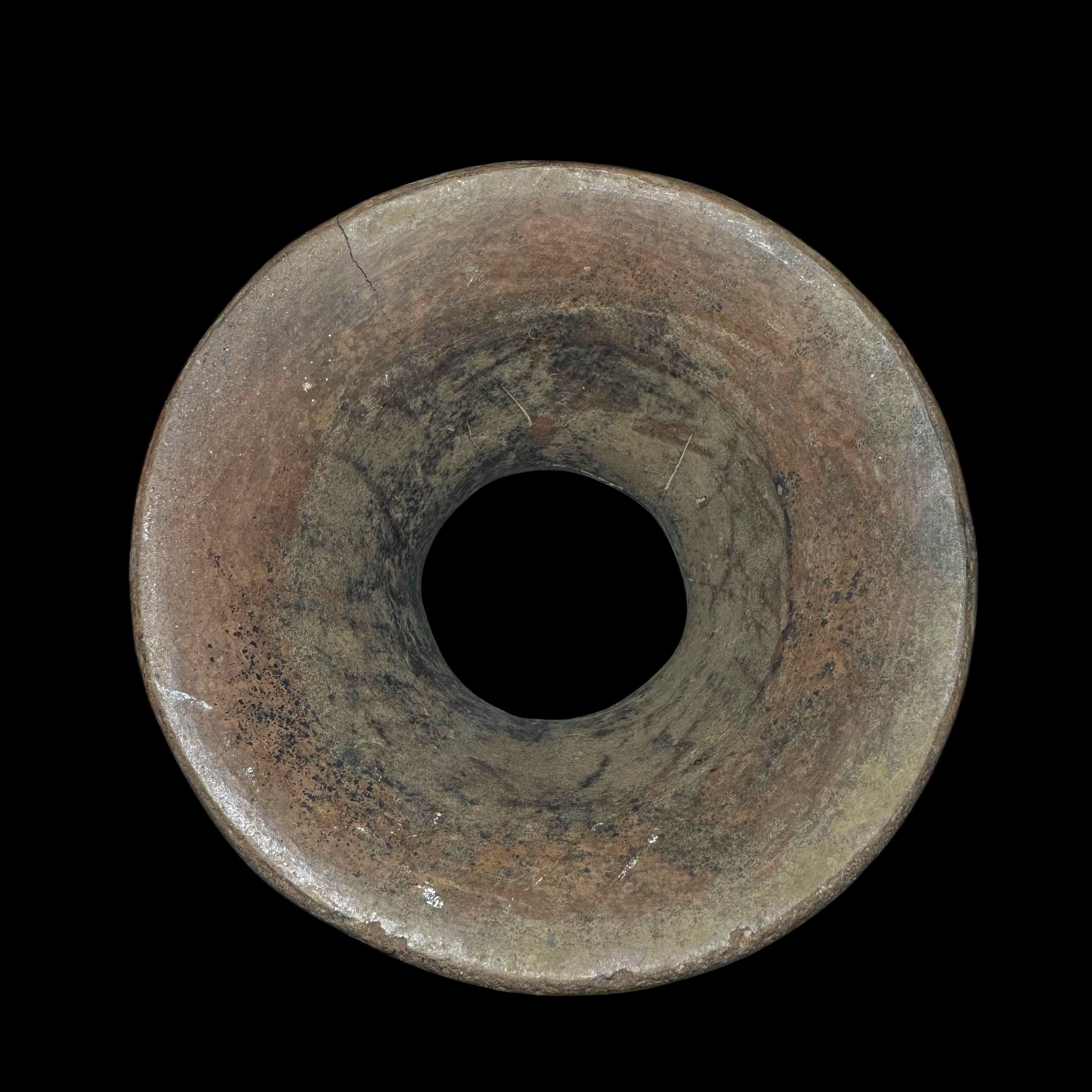 Pre-Columbian Maya Figural Pottery Censer stand