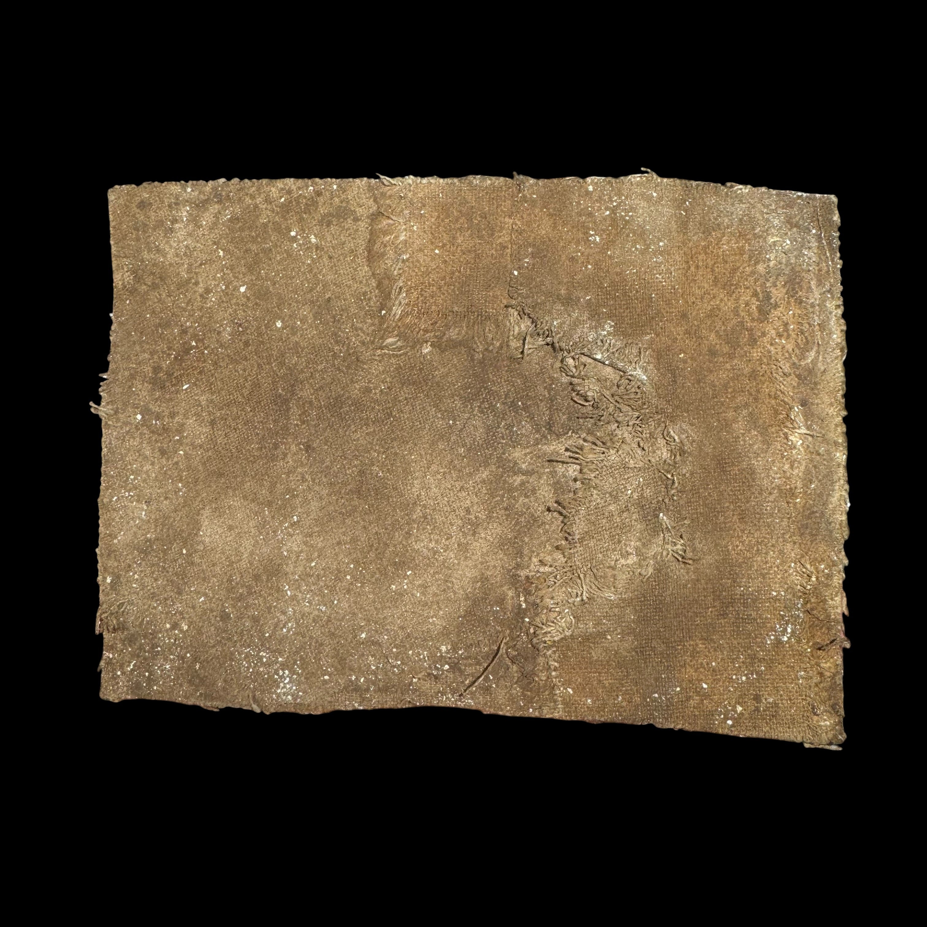 Ancient Egyptian Painted Funerary Textile Fragment