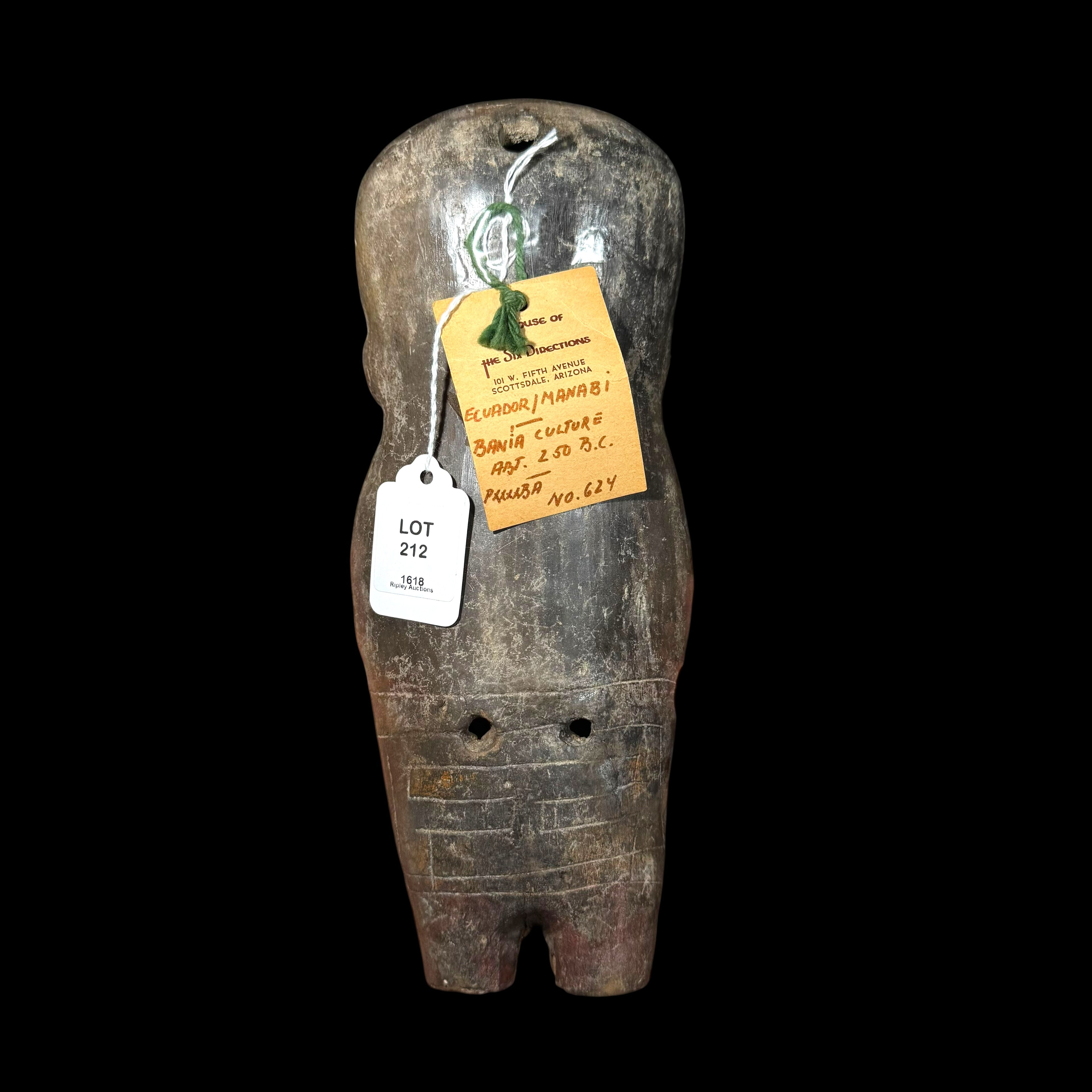 Pre-Columbian Bahía Painted Standing Figure