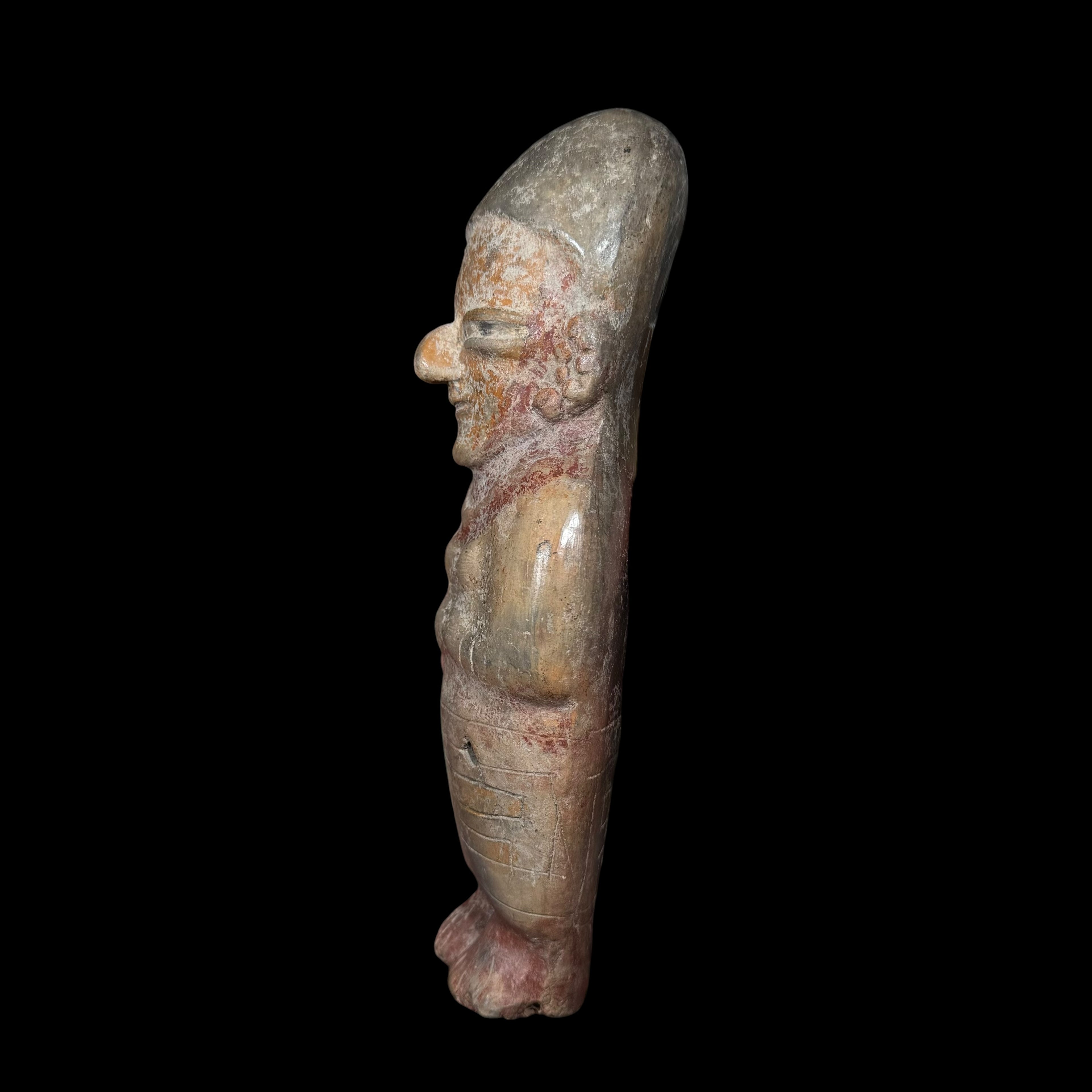 Pre-Columbian Bahía Painted Standing Figure