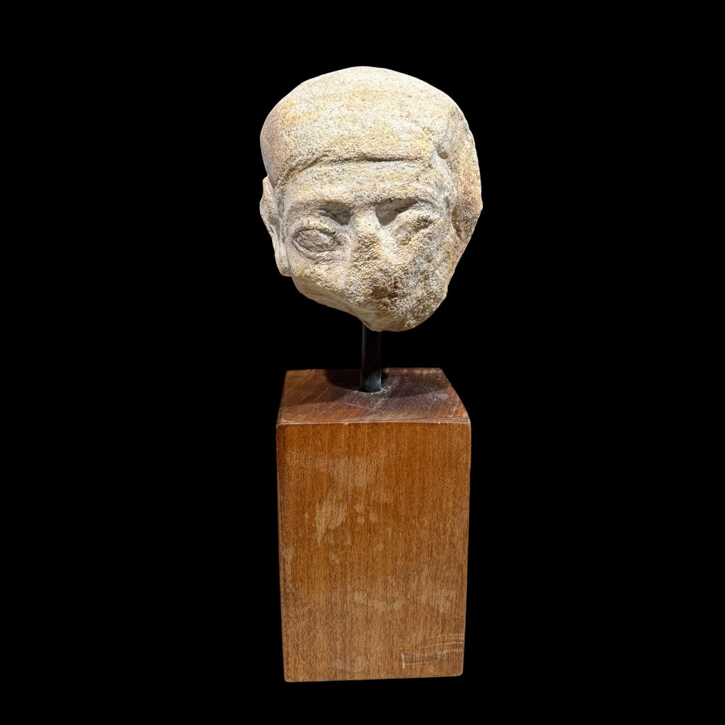 Ancient Egyptian Sandstone Head Fragment
New Kingdom