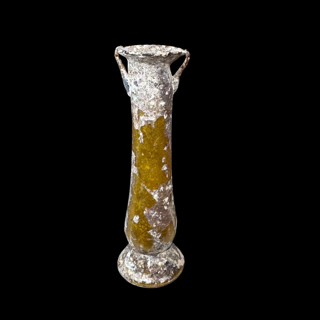 Roman Amber Glass Cosmetic Amphora