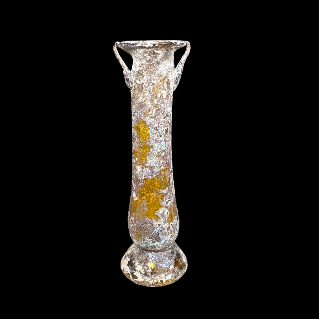 Roman Amber Glass Cosmetic Amphora