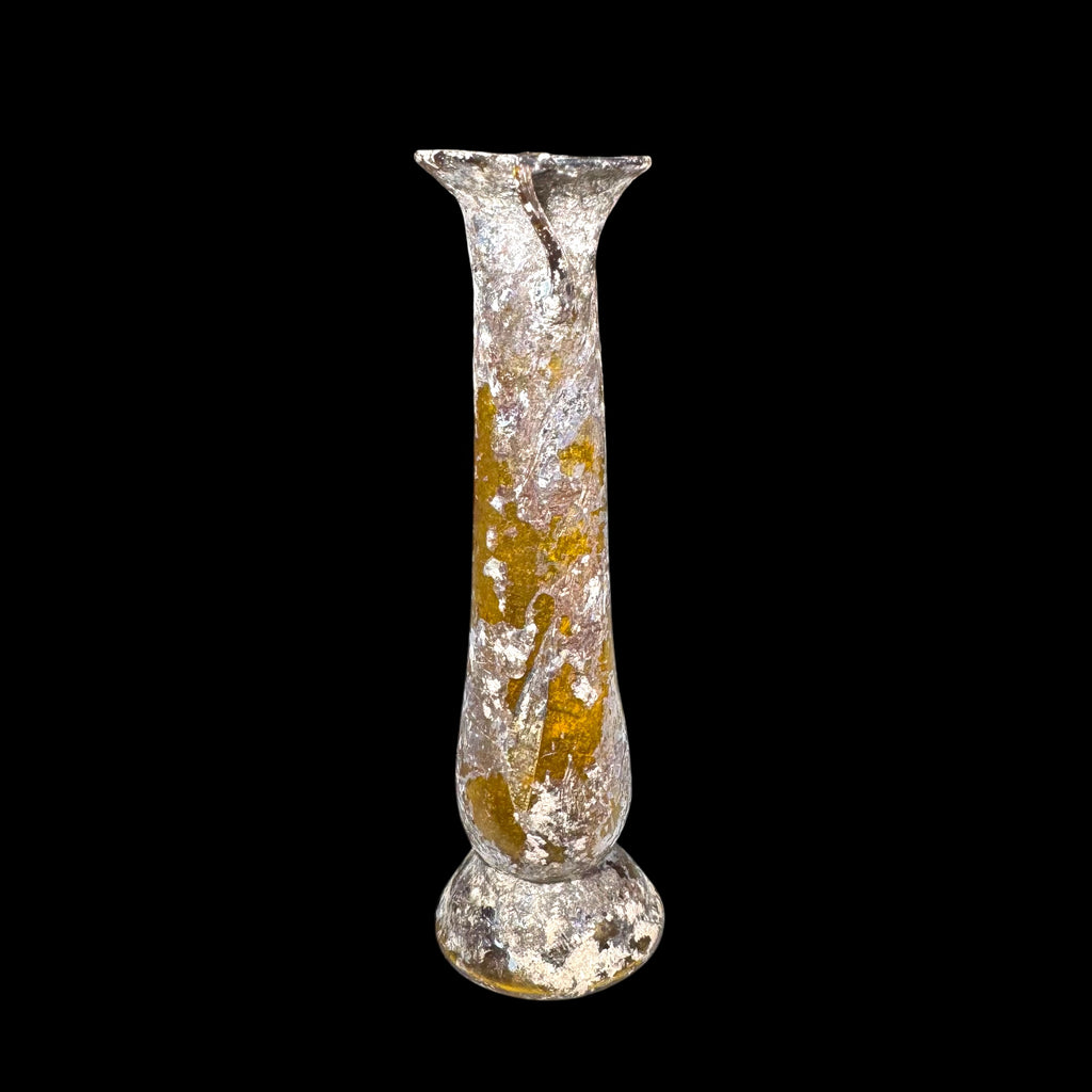 Roman Amber Glass Cosmetic Amphora
