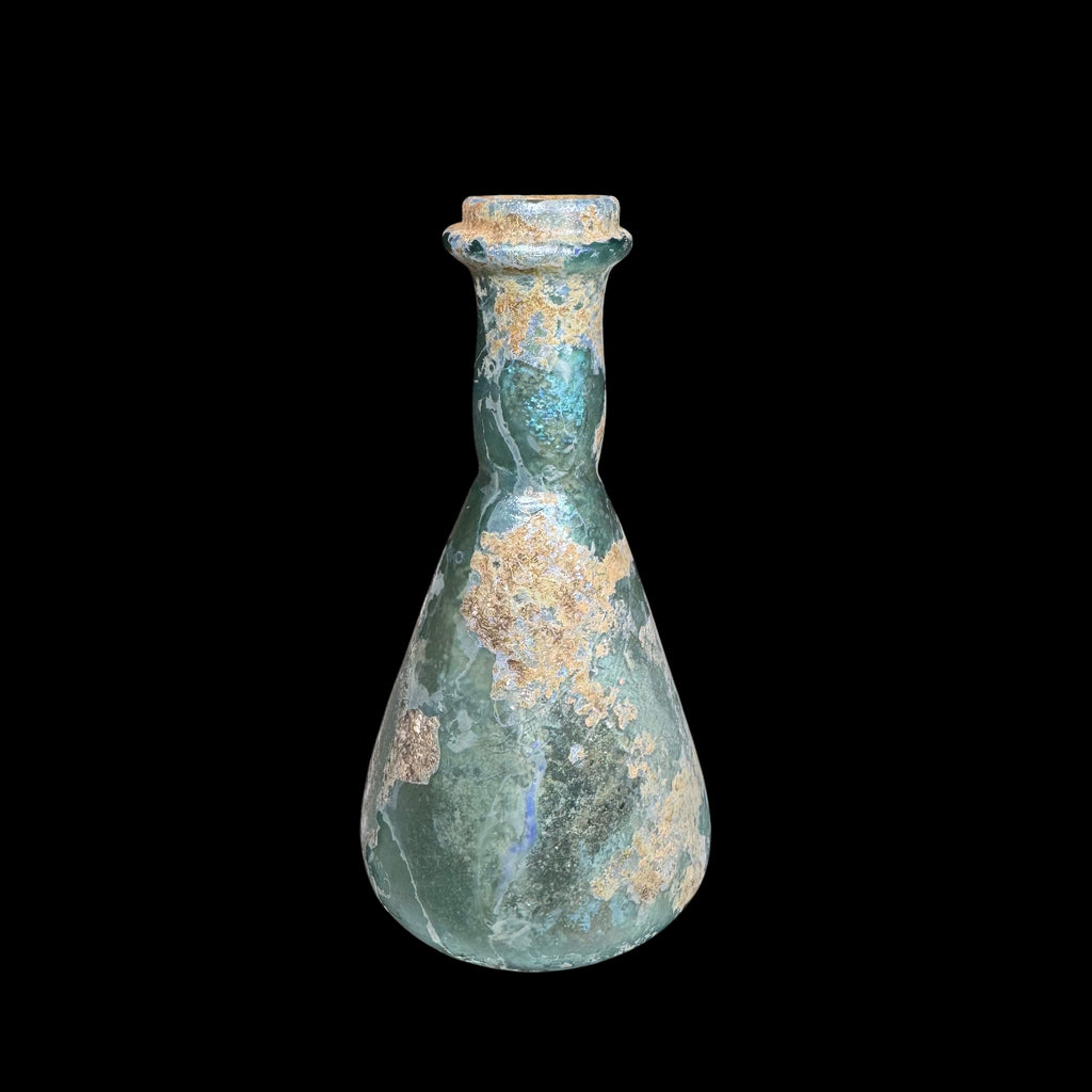 Roman Glass Perfume or Oil Flask
Jerusalem, Roman Period, ca. 1st–3rd