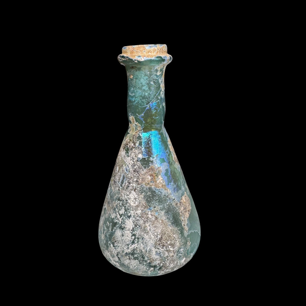 Roman Glass Perfume or Oil Flask
Jerusalem, Roman Period, ca. 1st–3rd