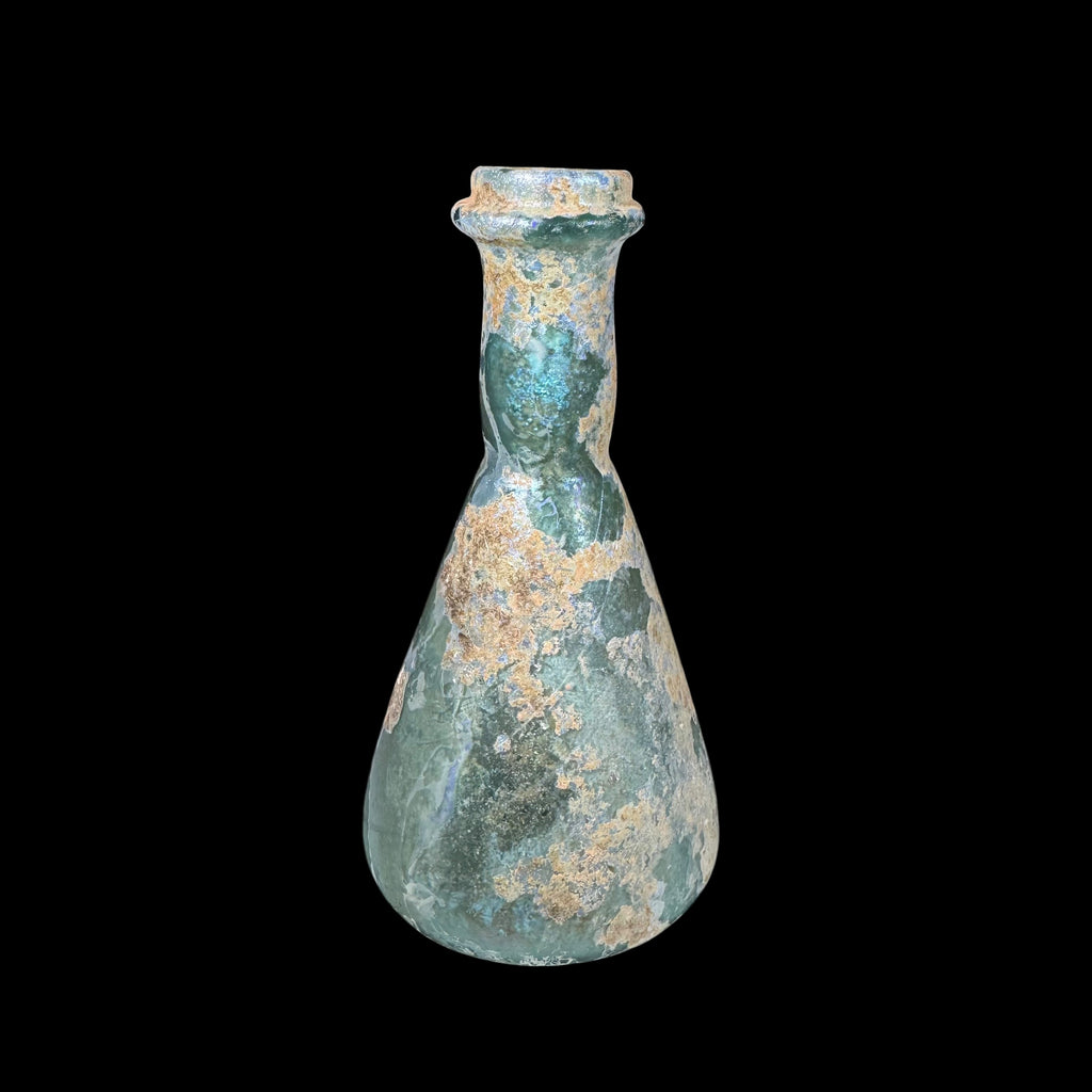 Roman Glass Perfume or Oil Flask
Jerusalem, Roman Period, ca. 1st–3rd