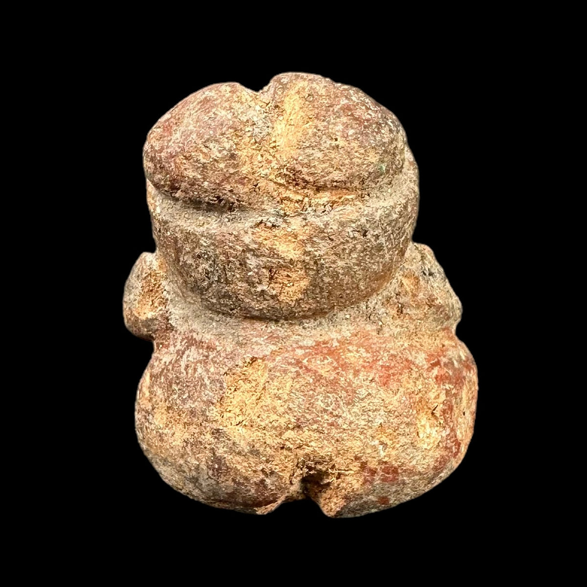Miniature Pre-Columbian Valdivia rotund pottery figure