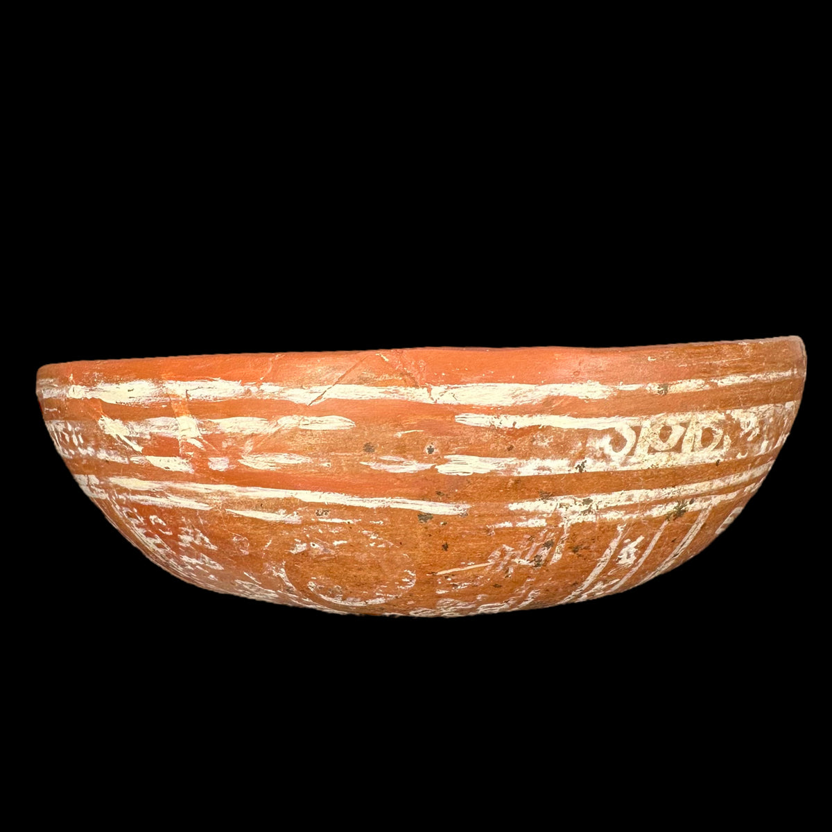 Pre-Columbian Chinesco pottery painted bowl