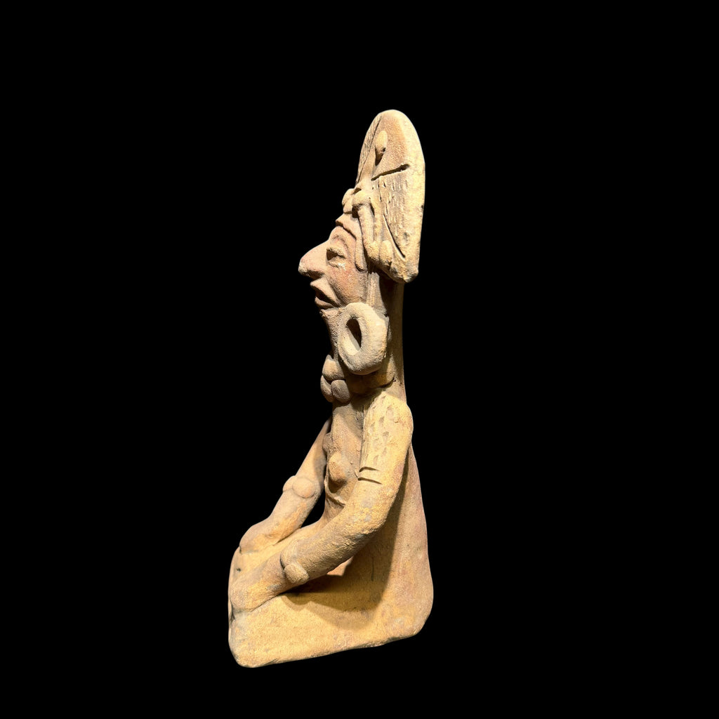 Pre-Columbian Maya female pottery figure