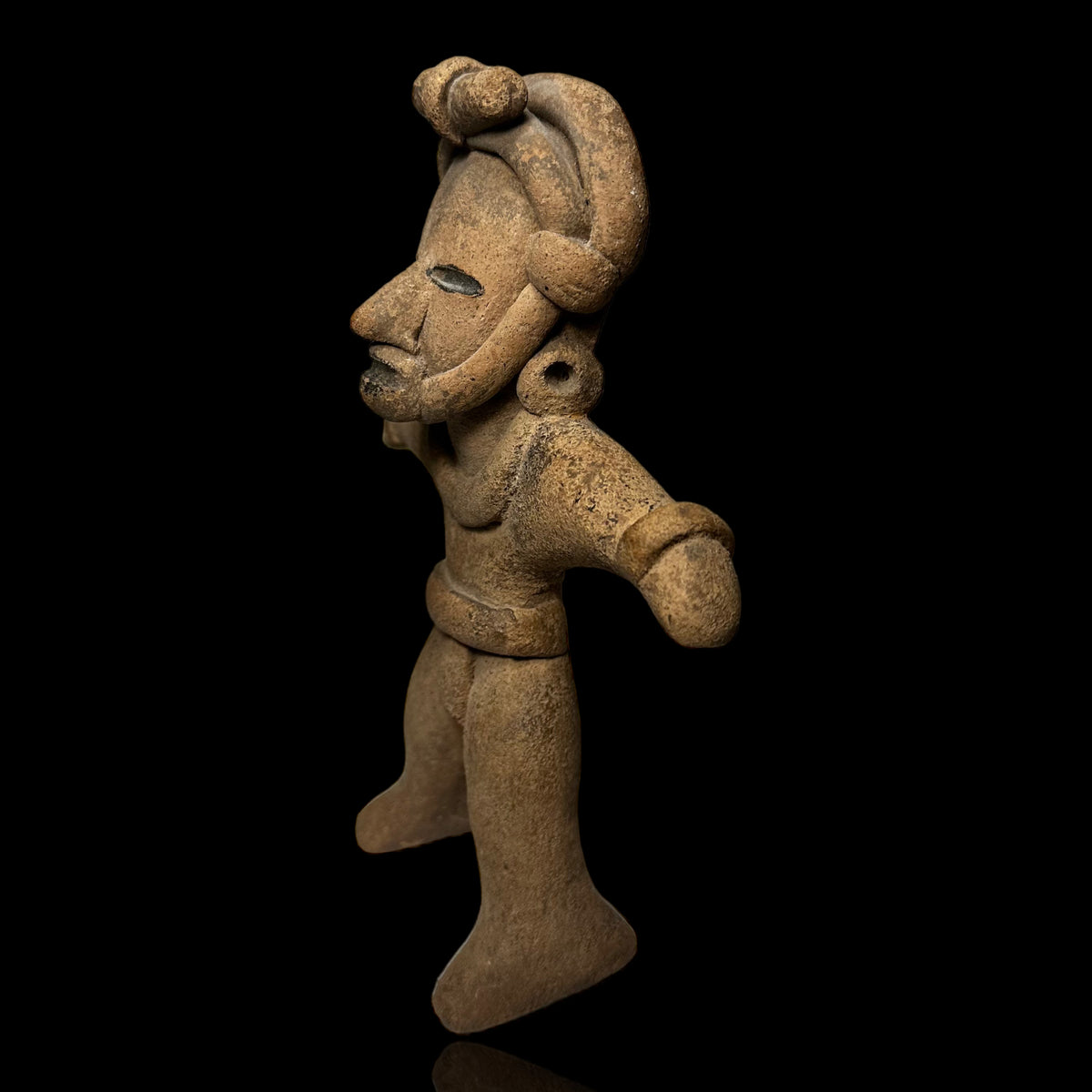 Pre-Columbian Veracruz standing pottery figure