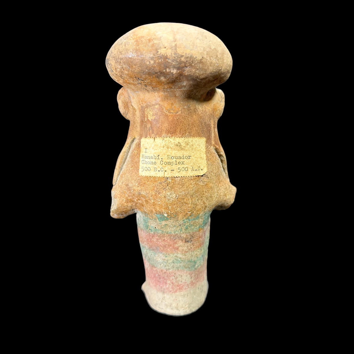 Pre-Columbian Jamacoaque pottery figure