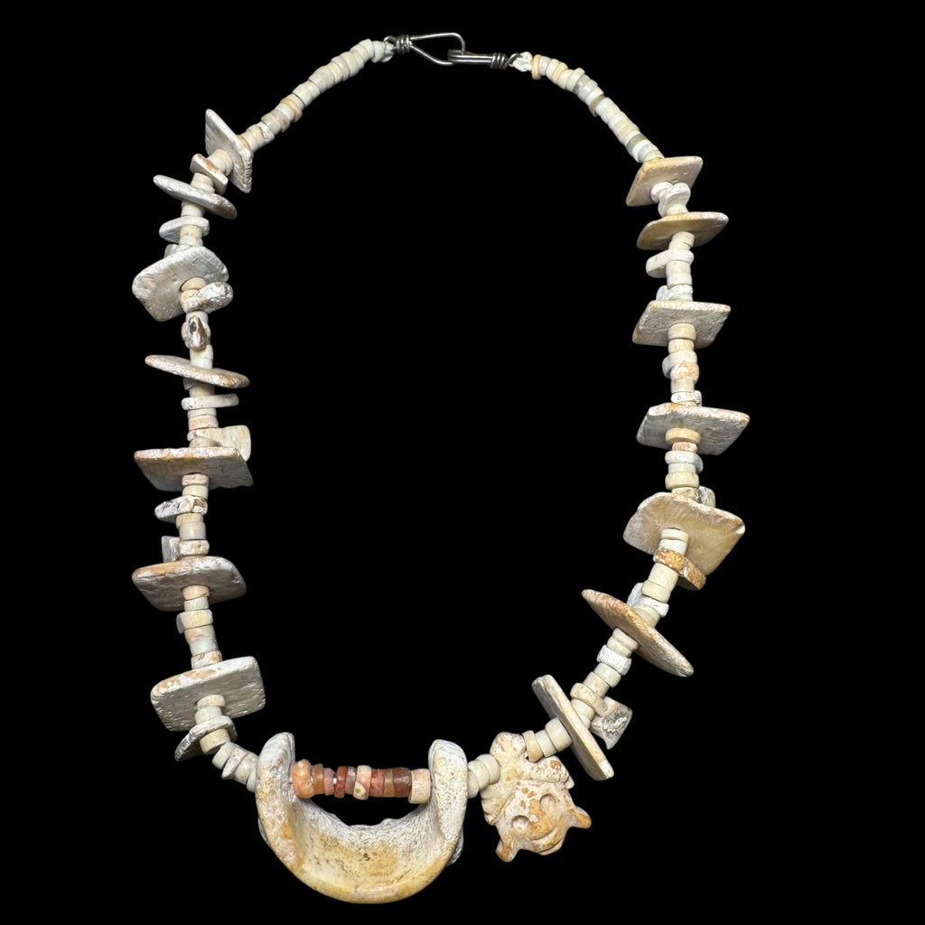 Pre-Columbian Colima Shell Ceremonial Necklace