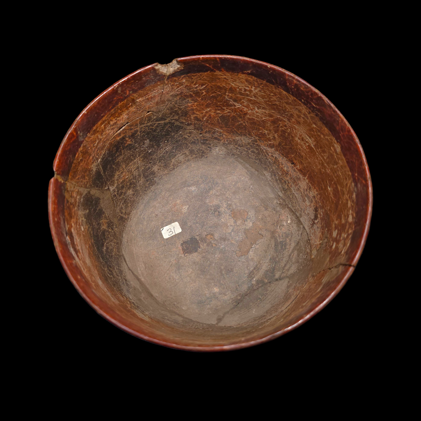 Maya Polychrome Cylinder Vessel – Cacao Glyph Band, Holmul Style