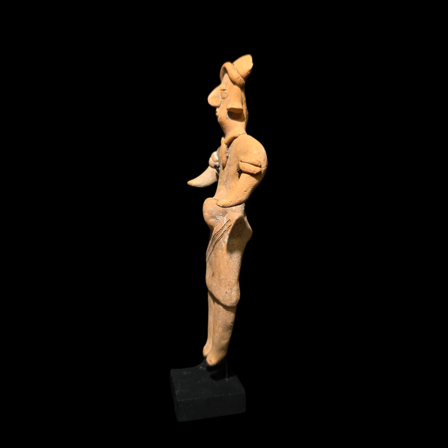Colima Standing Pregnant Female Figure
