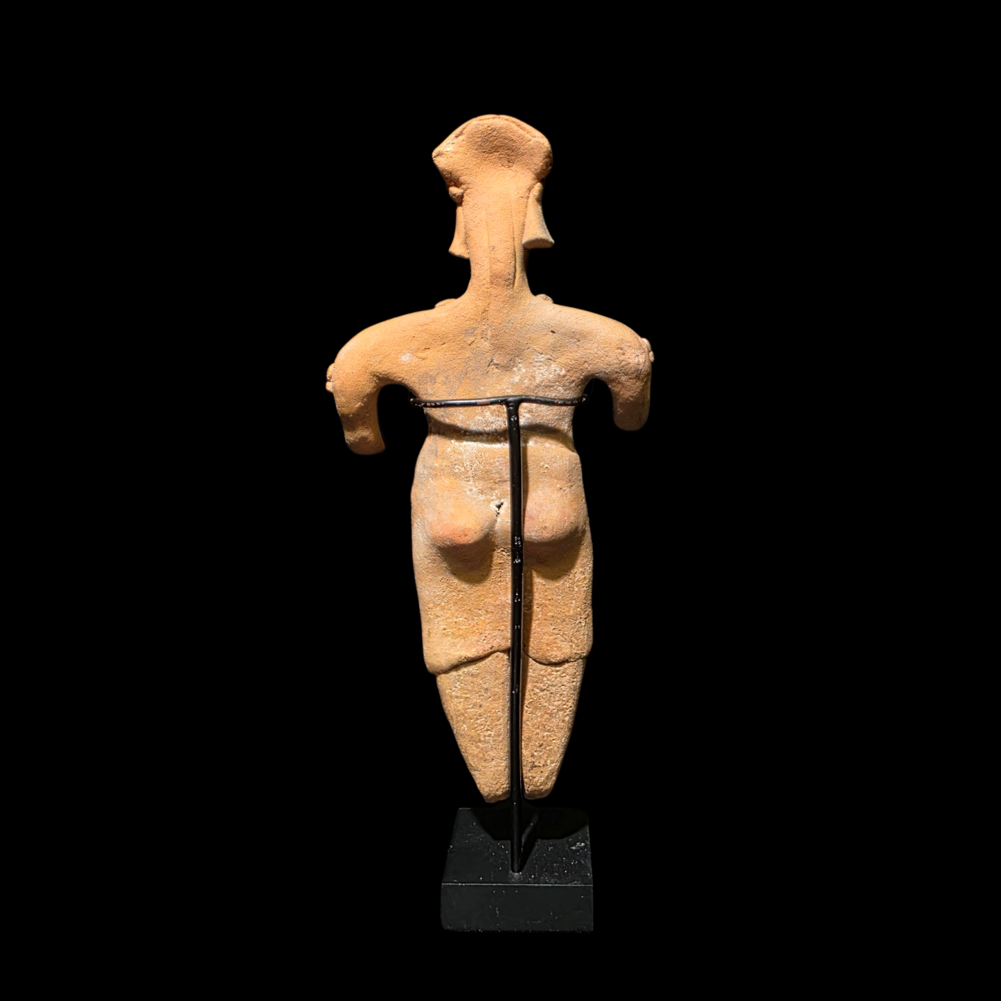 Colima Standing Pregnant Female Figure
