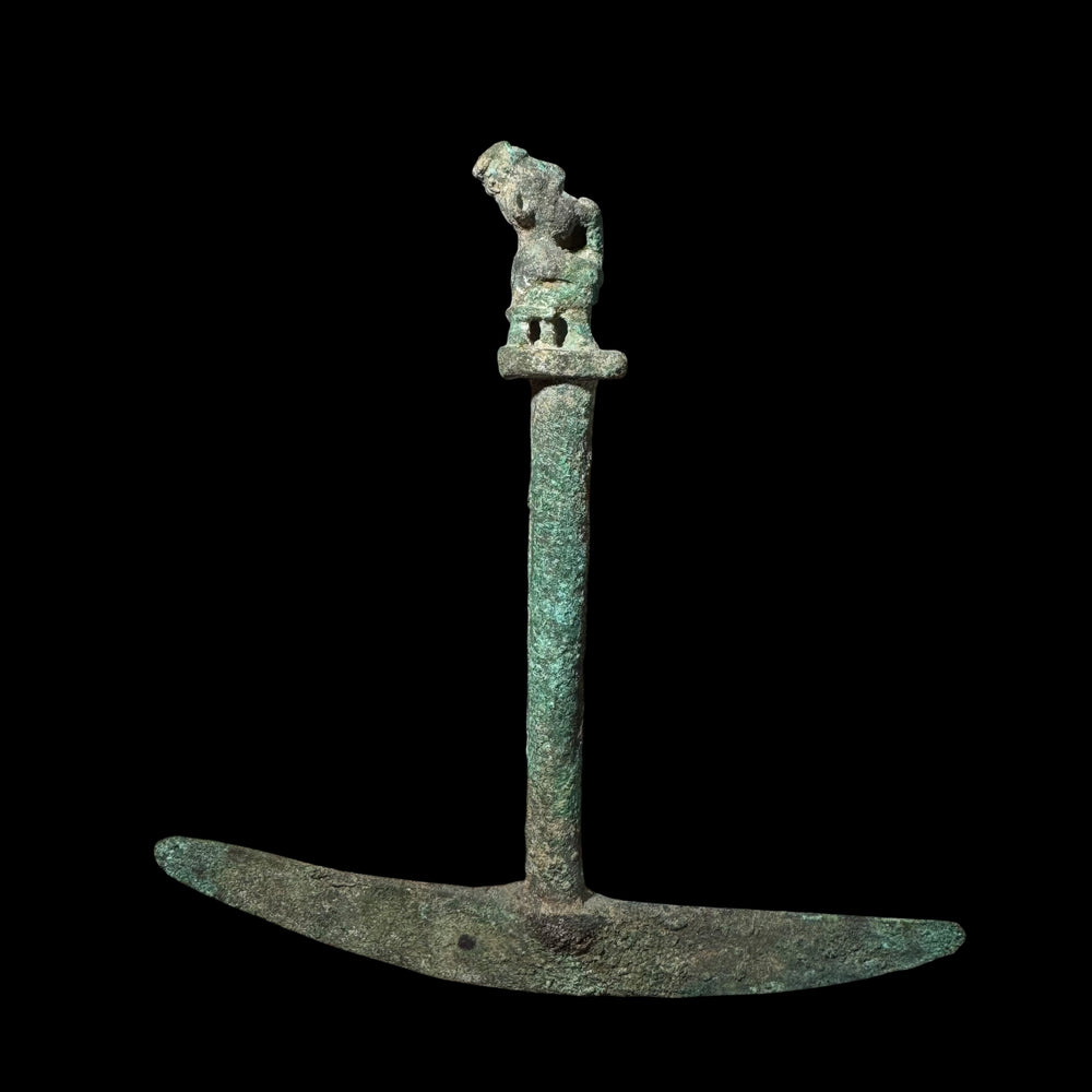 Pre-Columbian Moche Copper Tumi Knife