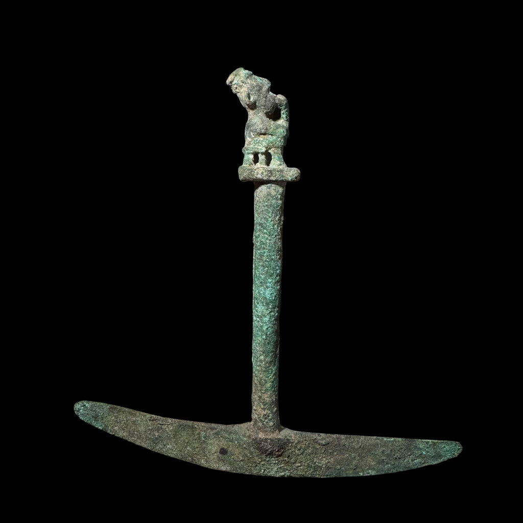 Pre-Columbian Moche Copper Tumi Knife