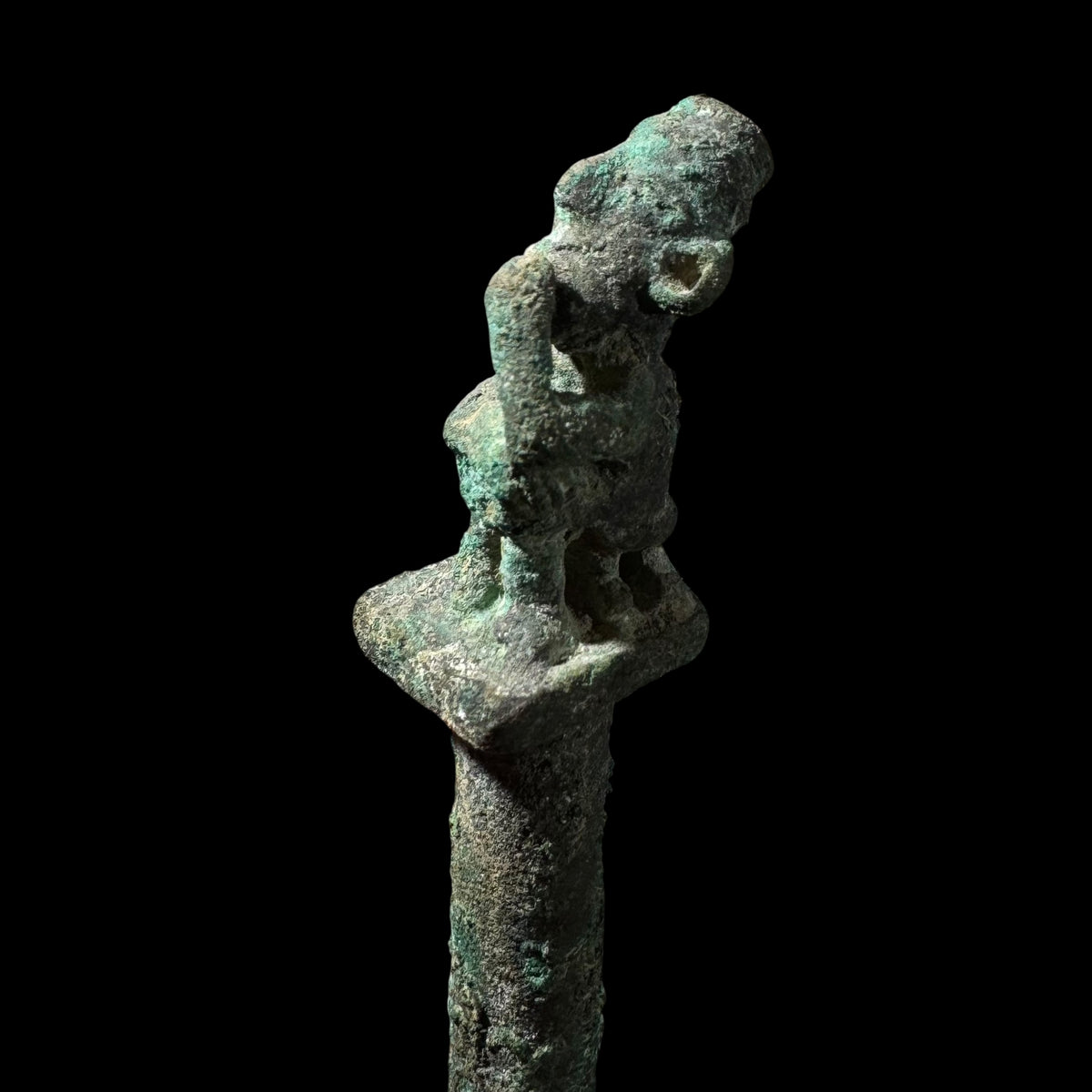Pre-Columbian Moche Copper Tumi Knife