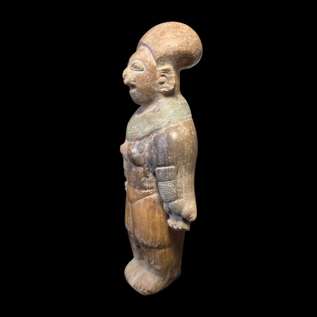 Pre-Columbian Jama-Coaque Pottery Female Figure