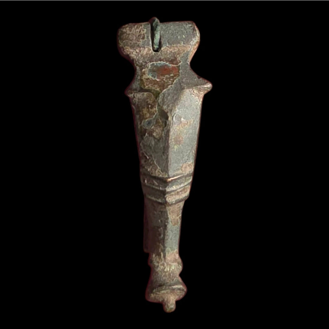 Ancient Roman Bronze "Knee Brooch" Fibula