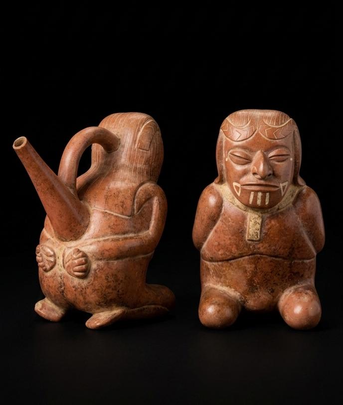 Pre-Columbian Salinar Transition Prisoner Vessel
