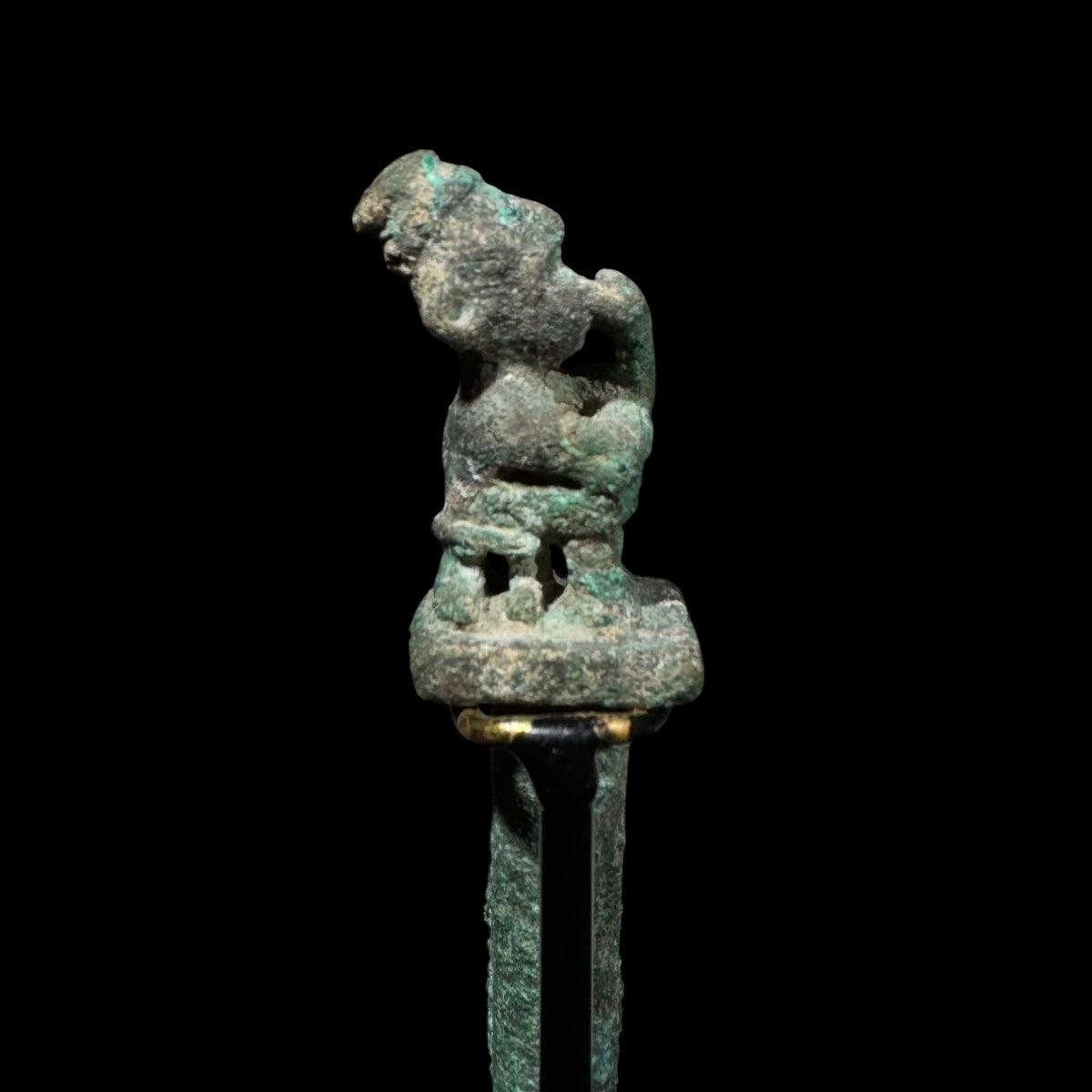 Pre-Columbian Moche Copper Tumi Knife