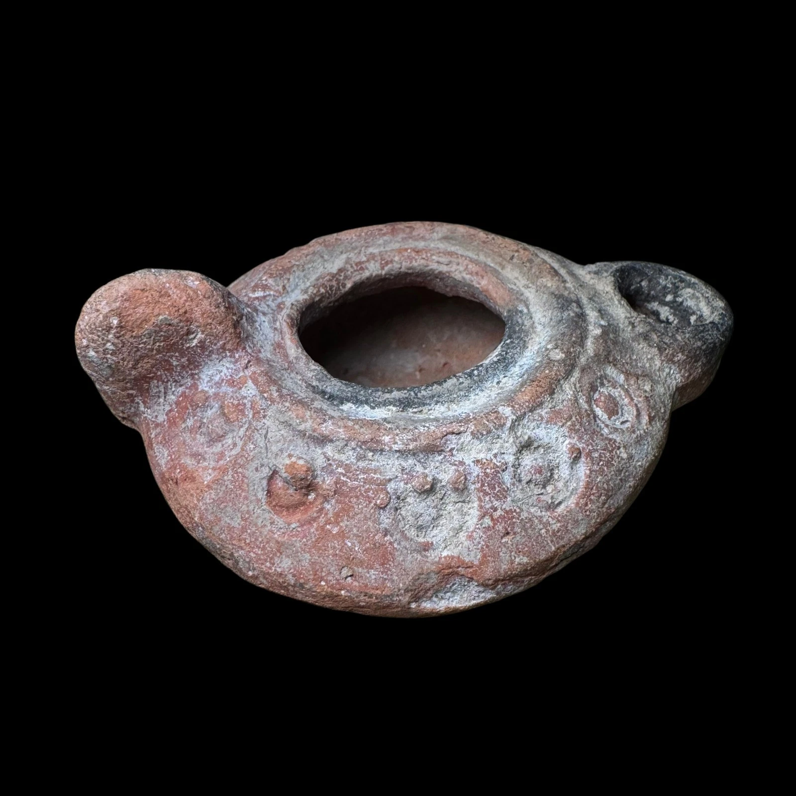 Ancient Roman Pottery Oil LampEastern Mediterranean / Holy Land region