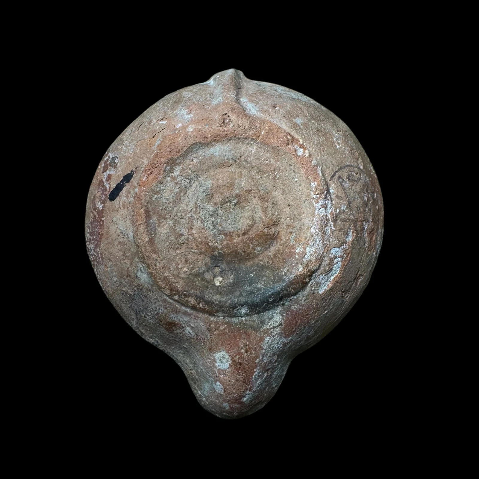 Ancient Roman Pottery Oil LampEastern Mediterranean / Holy Land region